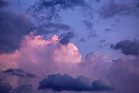 Evening cloud Stock Photos