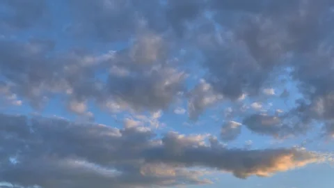 Evening cloud sku time lapse Stock Footage 276881023