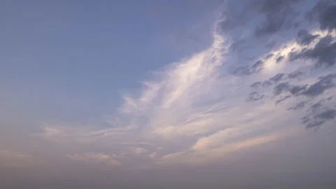 Evening clouds crossing time-lapse. Video stock 157341845