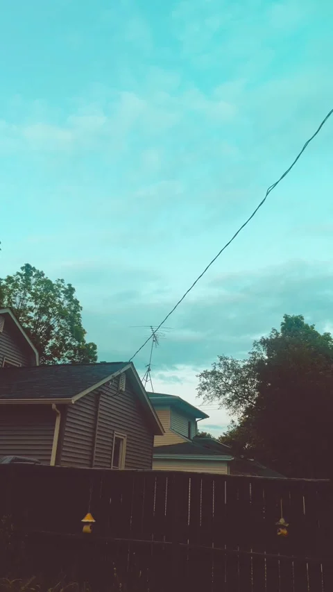 Evening clouds Video stock 279520265