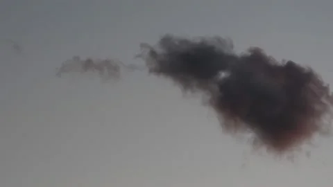 Evening Clouds over Berlin and Brandenburg, Germany Video stock 137602718