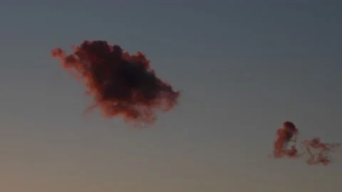 Evening Clouds over Berlin and Brandenburg, Germany 스톡 동영상 137603042
