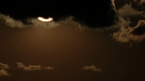 Evening Clouds over Berlin and Brandenburg, Germany Video stock 137604681