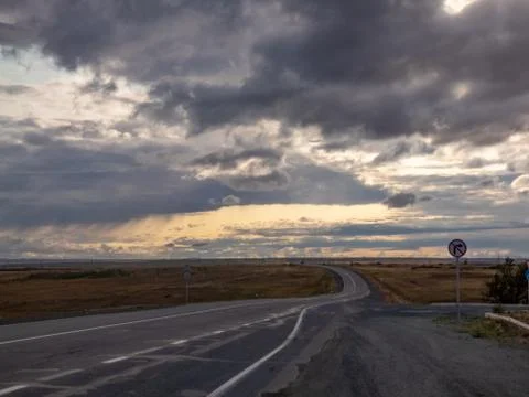 Evening clouds Stock Photos