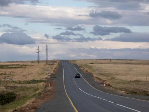 Evening clouds Stock Photos