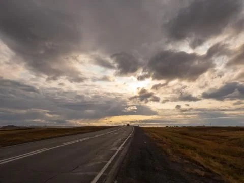 Evening clouds Foto stock