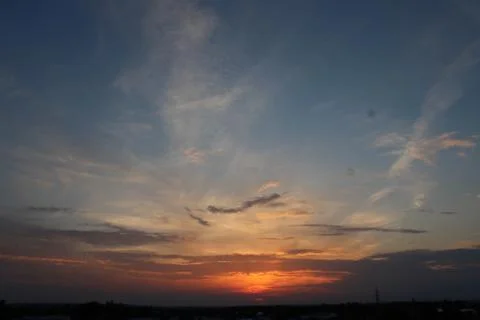 Evening Clouds Foto stock