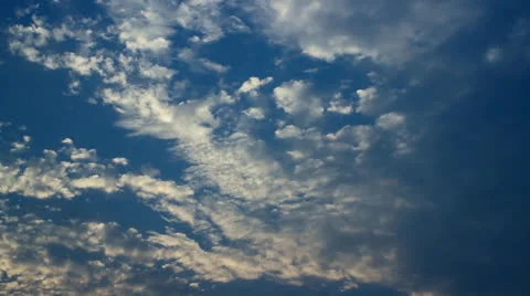 Evening Clouds in Time lapse 2 Video stock 22638492