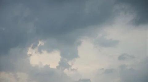 Evening Clouds Time-lapse 4K Stock Footage 25400357