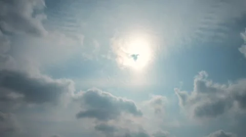 Evening Clouds time lapse Stock Footage 45751183