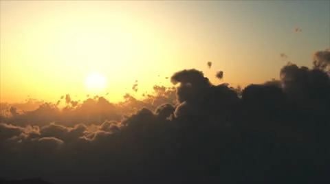 Evening clouds timelapse 스톡 동영상 10714272