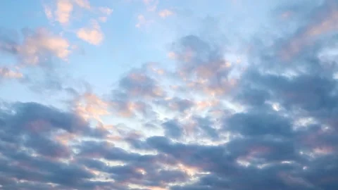 Evening clouds timelapse. Stock Footage 150199992