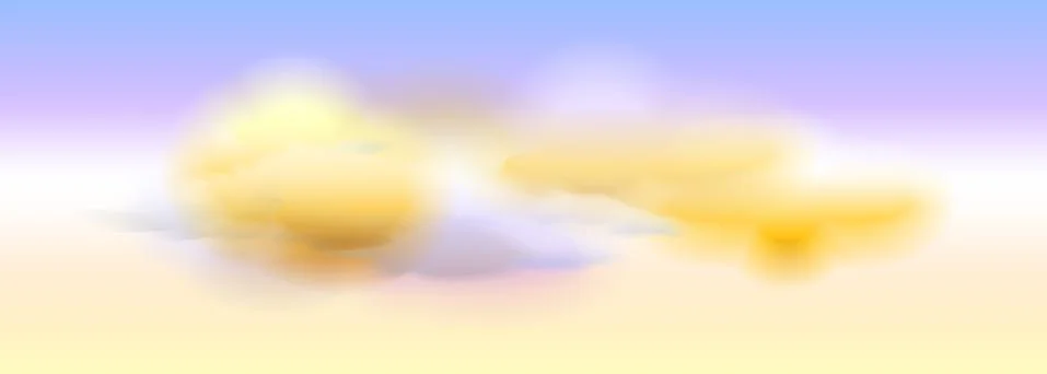 Evening clouds1 Stock Illustration