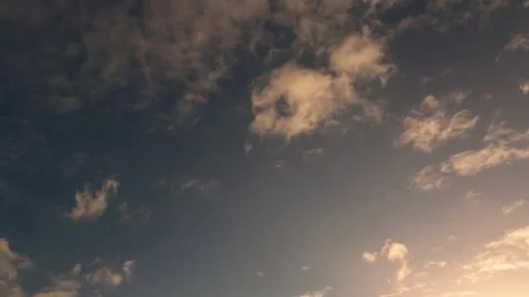 Evening Cloudscape Stock Footage 81368256