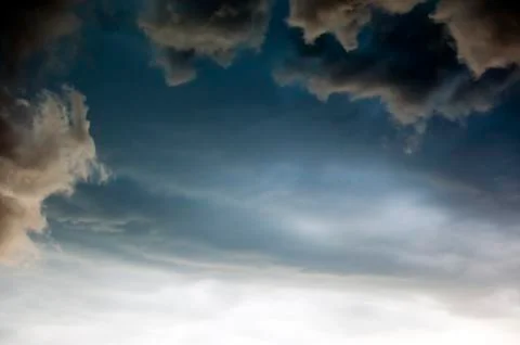 Evening cloudscape Stock-Fotos