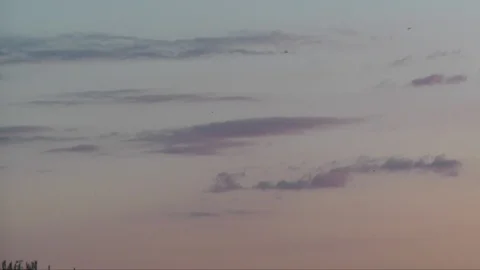 Evening cloudy sky in Berlin Stock Footage 91560584