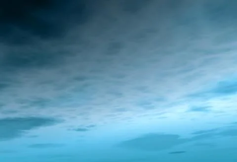 Evening cloudy sky Stock Illustration