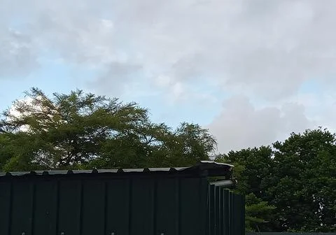 Evening cloudy sky Stock Photos