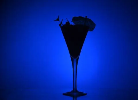An evening cocktail. Stock Photos