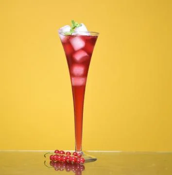 An evening cocktail. Stock Photos