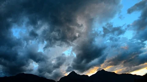 Evening color. Alps. Stock Footage 79003159