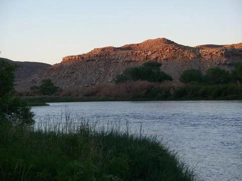 Evening on the Colorado River Stock Photos
