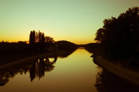 Evening colors Stock Photos