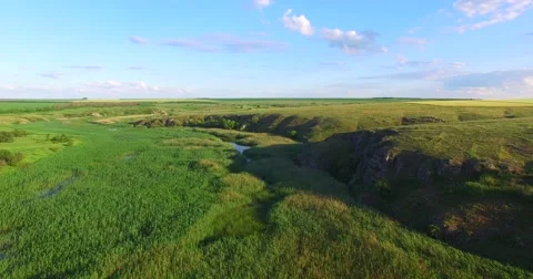 Evening in countryside 스톡 동영상 64051563