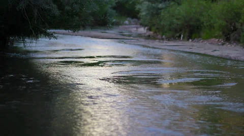 Evening Creek Stock-Footage 33722678