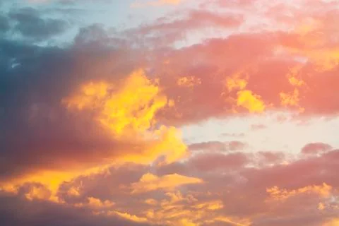 Evening dark cloudscape 스톡 사진