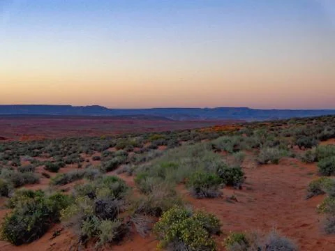 Evening In the Desert Stock Photos