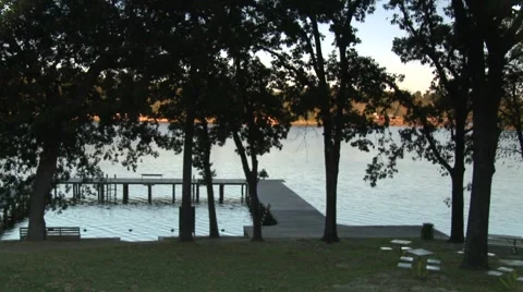 Evening on the dock Stock Footage 922282