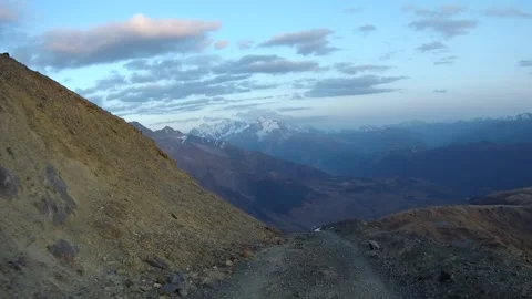 Evening drive in the mountains Stock Footage 161858829