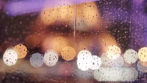 In the evening the Eiffel Tower in rainy weather, ship Stock Footage 124265183