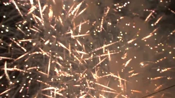Evening Firework display Stock Footage 85834883