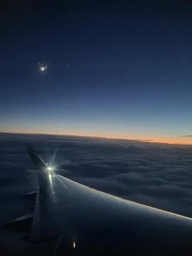 Evening flight Stock Photos