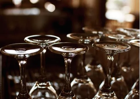 Evening Glasses Foto stock