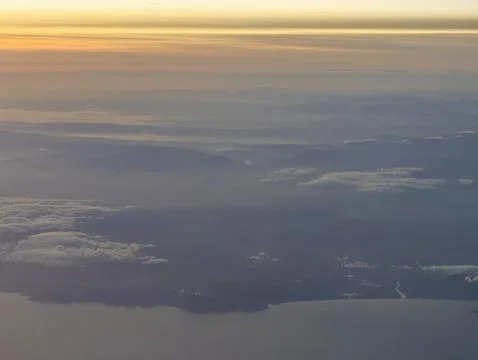 Evening glow soothes, Sunset light calms and inspires, Twilight brightness Stock Photos