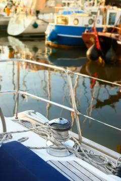 Evening  haven Stock Photos