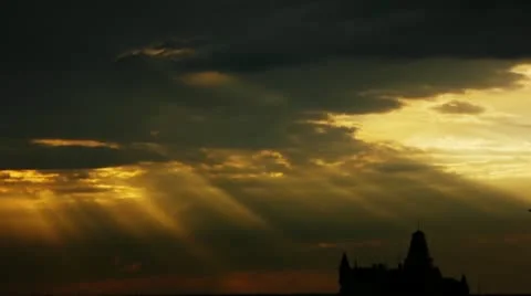 Evening heavens Stock Footage 11161702