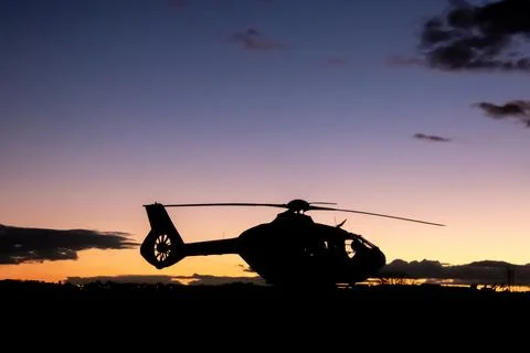 Evening helicopter Photos