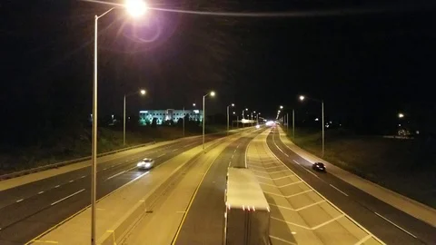 Evening Highway #2 Stock Footage 94749407