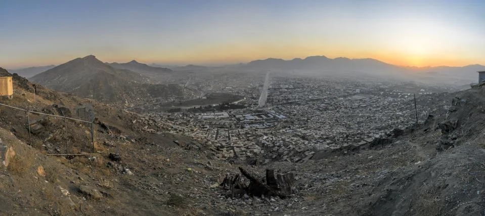 Evening Kabul Foto stock