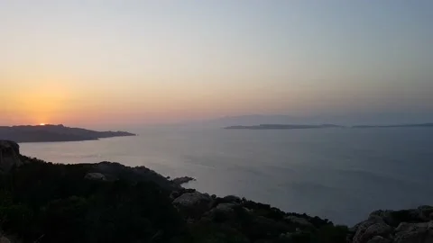 Evening la maddalena Stock Footage 162049690