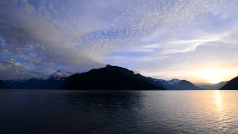 Evening landscape. Stock Footage 73569281