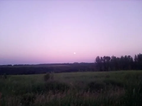 Evening landscape Stock Photos