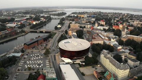 Evening in Liepaja, Latvia. Stock Footage 94767775