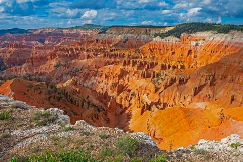 Evening Light on Cedar Breaks 스톡 사진