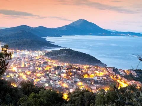 Evening losinj Stock Photos