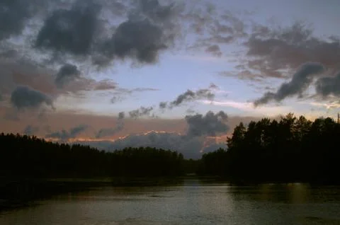 Evening mood Stock Photos